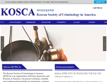 Tablet Screenshot of kosca.org